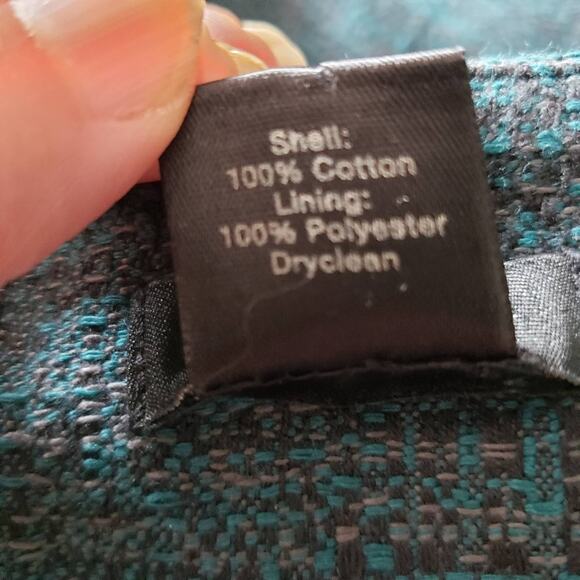 Ann Taylor Multicolor Pencil Button Detail Career Knee Length Skirt Size 4 - Picture 11 of 11